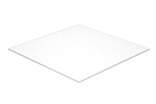 Falken Design falkenacrylic_3015_236_6x6 Акрилен лист, Пластмаса/плексиглас/Люцит, 6 x 6-1/4, бял