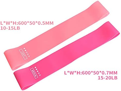 HBDL Training Fitness Resistance Band Chewing Gum Sports Strength Elastic Band Pilates Exercise Rubber Ring Gym Exercise Muscle Weight Loss хапче за отслабване Unisex-LaPPJB23