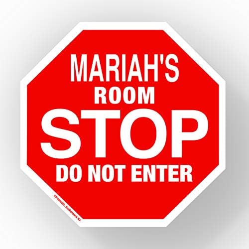 Марая Stop Its My Room Sign - Official Гласувай 5 1/2 x 5 1/2 Personalized Name Sign - Wall Hanging for Childrens Room