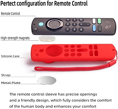 Remote Cover for TV Stick 3rd Gen 2021 /Stick 4k Max Silicone Case Противоскользящий Силиконов Защитен Калъф Силиконов