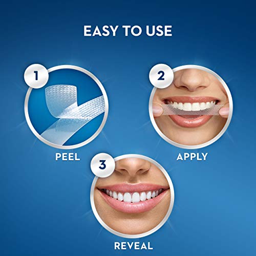 Crest 3D Whitestrips Glamorous White, Комплект за избелване на зъбите, 16 процедури (32 отделни ленти) + 2 бонус 1-часови