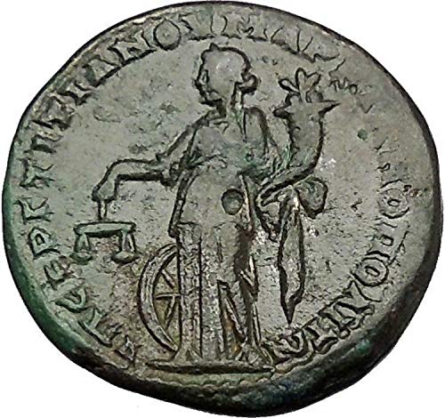 218 IT ELAGABALUS 218AD Marcianopolis NEMESIS Автентичната монета е Добра