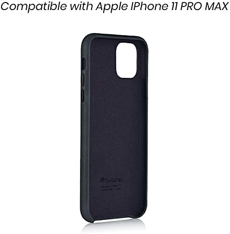Калъф за телефон Bullstrap Premium Leather Portfolio Съвместим с Apple iPhone 11 Pro Max, Ocean Blue