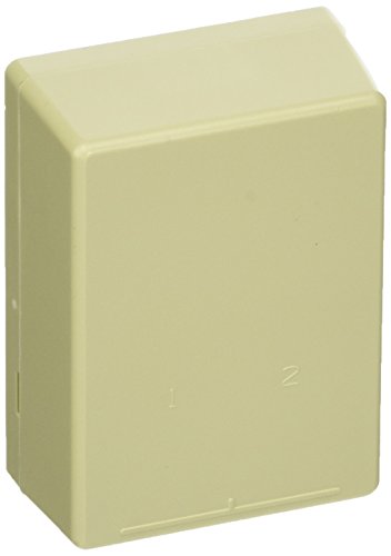 Panduit CBXJ2EI-A 2-портов кутия за повърхностен монтаж за монтаж LD3/LDP3/LD5/LDP5, Електрическа слонова кост