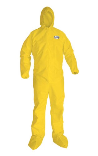 Kimberly-Clark KleenGuard A70 Yellow X-Large Chemical Protection Spray Apparel 00684 (12 в калъф)