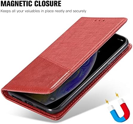 CHENZHIQIANG Mobile Cases чудесно за Xiaomi Redmi Note 8T MX109 Хоризонтален Флип Кожен Калъф с Държач и слот за карти и Чантата (цвят : червен)