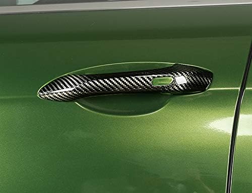 Eppar Нови калъфи за писалки, изработени от въглеродни влакна, съвместими с Porsche Macan 2014-2020 (с докосване автоматичен