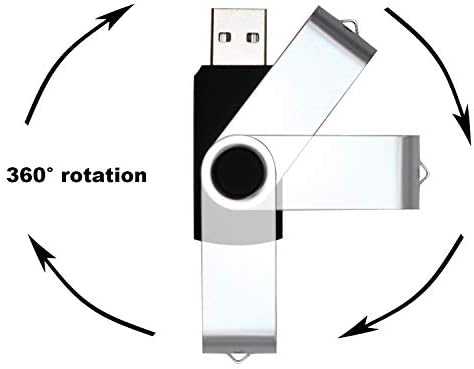 MECHEER 64GB Flash Drive USB Flash Drives 5 Pack USB 2.0 Thumb Jump Drive, Pen Drive Bulk Memory Sticks Zip Дискове Въртящи