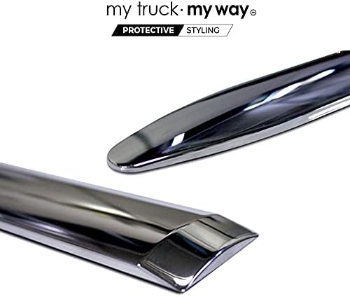 My Truck My Way Bright Chrome Body Side Molding Trim (Fits) GMC Canyon Crew Cab Long Box 2015-2021 | Bg-Luxurious Door