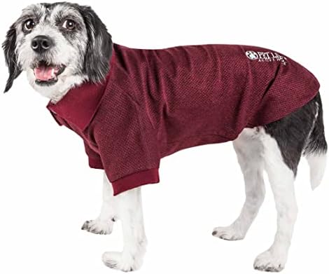 Пет Active Life 'Fur-Flexed' Relax-Stretch Фитил-Proof Performance Dog Polo T-Shirt