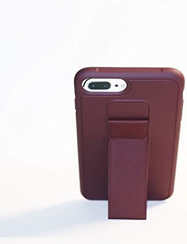 NEWZINIU iPhone case, Поддържа Магнитна автомобилна стойка, вертикална и хоризонтална поставка Каишка за китката и Сгъване