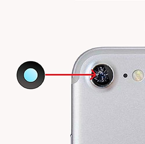 (Опаковка от 2) YESUN OEM Задната част на Задната камера Стъклена за замяна на обектива за iPhone 7G 7 & 8 8G (4.7 инча)