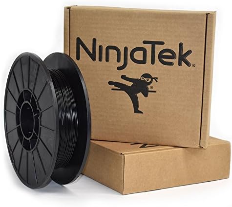 NinjaTek - 3DAR0117505 3DAR01117505 Броненосци TPU Filament, 1.75 mm, TPE.5kg, Midnight (черен) (Опаковка 1)