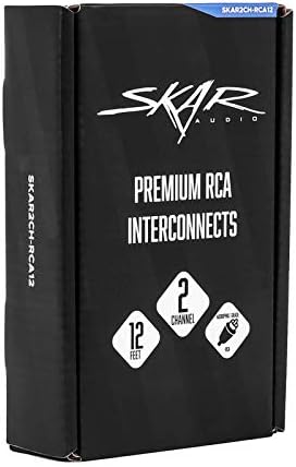 Skar Audio 17-крак 4-канален кабел RCA с усукана двойка - SKAR4CH-RCA17