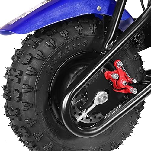 XtremepowerUS Pro-Edition Mini Dirt Bike 40CC 4-Stroke Kids Pit Off-Road Motorcycle Pocket Bike, Синьо