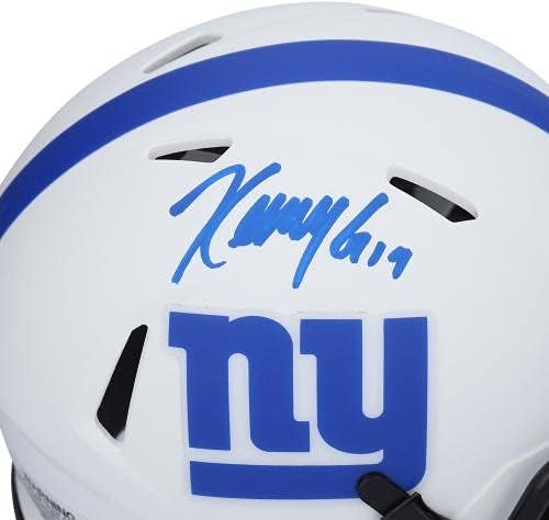 Kenny Golladay New York Giants Autographed Riddell Lunar Eclipse Alternate Speed Mini Helmet - Автографированные Мини-Каски