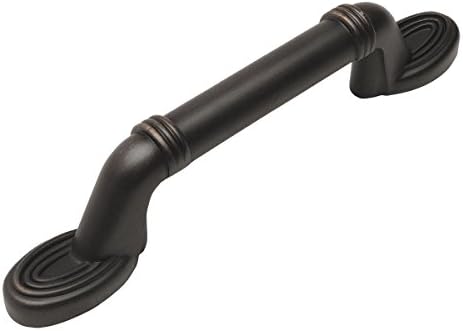 Cosmas 4577ORB Oil Rubber Bronze Modern Cabinet Hardware Handle Pull - 3 Inch (76mm) Hole Centers