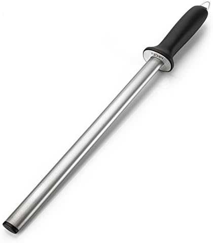 ARCCI 12-инчов Диамантен Нож Острилка Прът, Професионално Заточване на Стомана за Готвач, Нож Острилка, Пръчка или Нож,