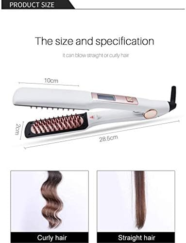 ZOUJIANGTAO изправяне на коса Hair Brush - Ionic Straightening Brush for Пръскам-Free Silky Hair, Против-Scald & Auto-Off