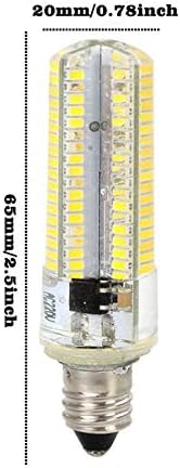 Энергосберегающая лампа E11 LED Силиконова Лампа 3014 SMD 152LED Энергосберегающая лампа 7 W (Eq Подмяна на 70 W Халогенна