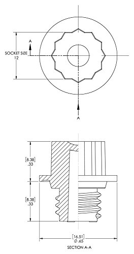 Тапи 99394747 Пластмасова Резба, мъничета за метрични пристанища ISO. RPO-M 18X1,5, PP, за штекерной дърворезба с размери