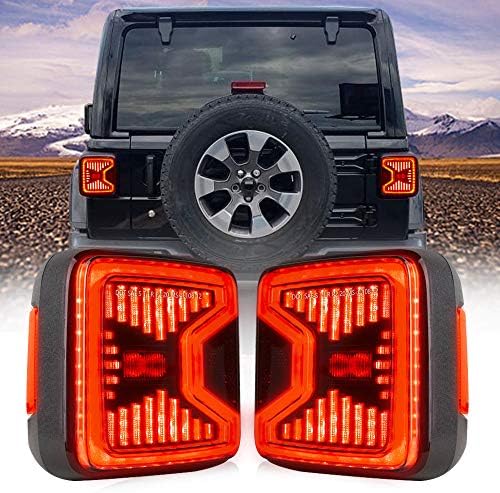 DOT Approved Smoked LED Tail Lights with EMC Brake Reverse Light Rear Back Up Светлини Daytime Running Lamps Compatible