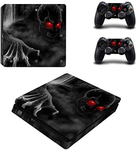 XIANYING Ps4 Slim Sticker for Slim Console + Controller Skin Sticker 2 for Skin Ps4