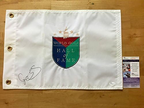 Рори Mcilroy Signed Hall Of Fame Пин Flag JSA Coa - Флагове за голф с автограф