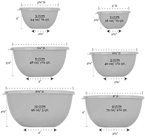Calypso Basics by Reston Lloyd 12-Piece Emal on Steel Bowl Set with Airtight Капаци, Оранжево