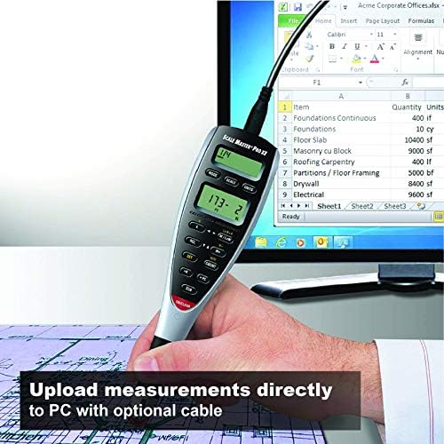 Calculated Industries 6135 Scale Master Pro XE Advanced Digital Plan Measure for Estimating Plan Takeoffs on Printed Планове