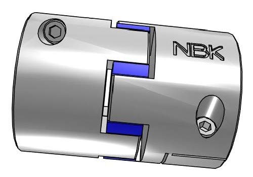 NBK MJC-80CS-EBL-1 1/8-30 Гъвкав куплунг челюстная, затягане тип, диаметри на отвори 1-1/8 и 30 мм