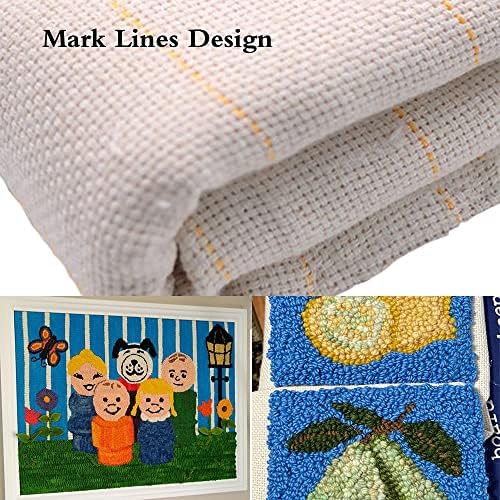 FUNORNAM Tufting Gun Primary Fabric High Density Backing Cloth for Carpets Rug (80x80)
