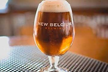New Belgium Brewing Co. Глобус Бирена Чаша е 16 унции