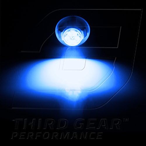 TGP T10 Синьо 6 LED SMD Регистрационен номер Клин Крушки Двойка 1996-2006 Съвместимост с Dodge Viper