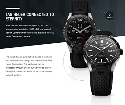 TAG Heuer CONNECTED Luxury Smart Watch (съвместим с Android/iPhone) (оранжев)