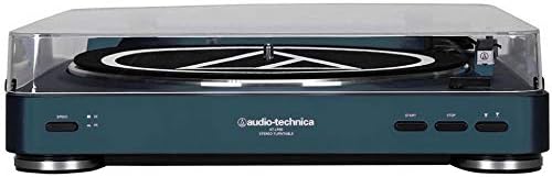 Audio-Technica AT-LP60 Напълно автоматичен стерео грамофон с колан задвижвани, тъмно син