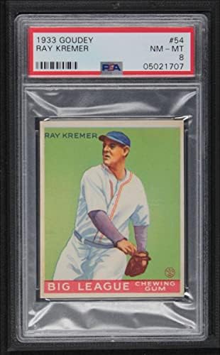 1933 Goudey 54 Ray Kremer Pittsburgh Pirates (Бейзболна картичка) PSA PSA 8.00 Пирати