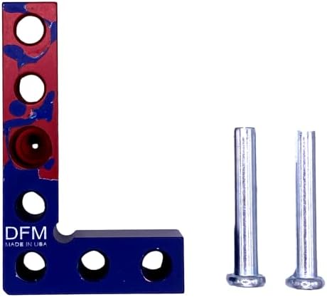 DFM Small Square and Marking Center Finder Precision MADE IN USA (American Вратовръзка Боядисват)