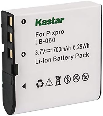 Kastar LB060 Подмяна на батерии Kodak LB-060 AZ521 AZ361 AZ501 AZ522 AZ362 AZ526, HP D3500 SKL-60 V5060H V5061U Камери и SUN06 YCO6 Full HD Преносими Видеокамери