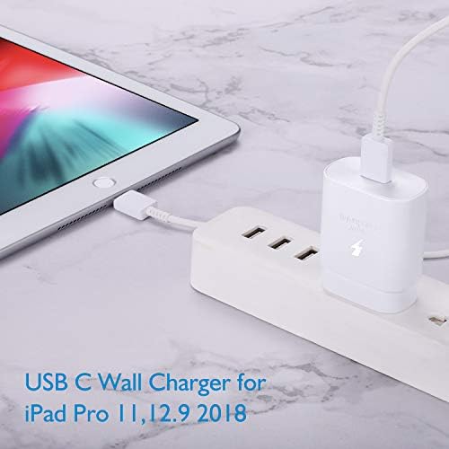 30 W, USB C Бързо зарядно устройство за 2021/2020/2018 iPad Pro 12,9,iPad Pro 11 инча,iPad Air 4 10,5,Mac Book Air 13