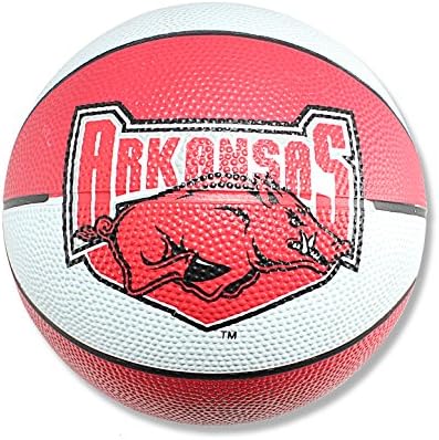 Gulf Coast Sales NCAA Arkansas Razorbacks Мини Баскетбол, 7 инча,Червен
