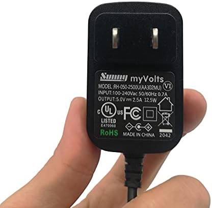 Подмяна на адаптера на захранване MyVolts 5V за Revitive IX Circulation Помощник - US Plug