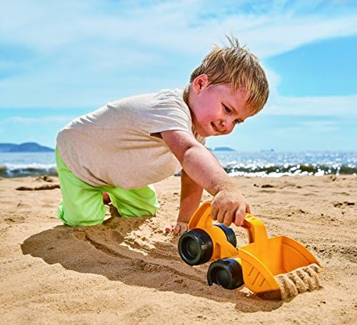 Hape Beach and Sand Toys Monster Digger Toys, Жълто, L: 9.1, W: 5.1, H: 5.3 инча