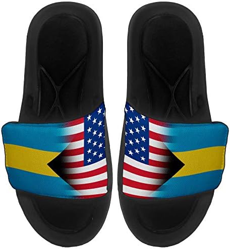 ExpressItBest Sushioned Slide-On Sandals/Пързалки за мъже, жени и младежи - Флаг на Аржентина (Argentinian) - Флаг на