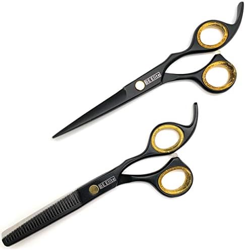 BE Elite - Професионални Ножици За Подстригване на коса и Филировочные Ножици Набиране - 6,5 Японска Неръждаема Стомана