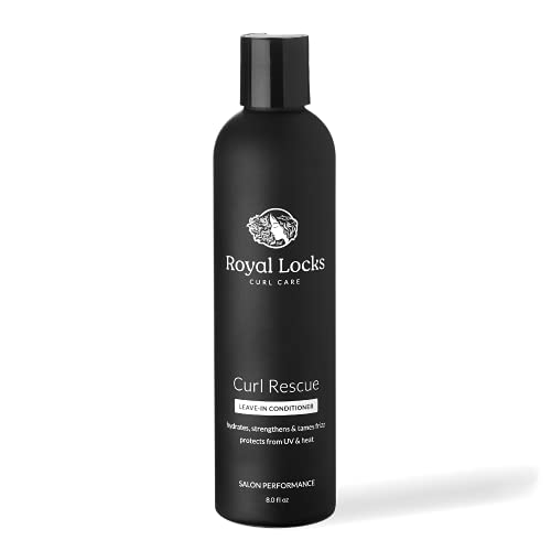 Royal Locks-Незаличими климатик Curl Rescue | Терапия къдрава коса, възстановяване на щети, формула Keravis Ultra Conditioning, За увивни и къдрава коса. Новата и подобрена формула (8 течни
