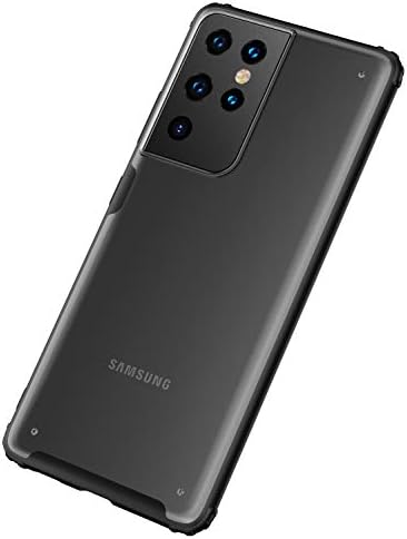 Съвместимост с Galaxy S21 Ultra Case, Матово покритие на Задния капак на твърдия КОМПЮТЪР и Мека броня TPU за Samsung